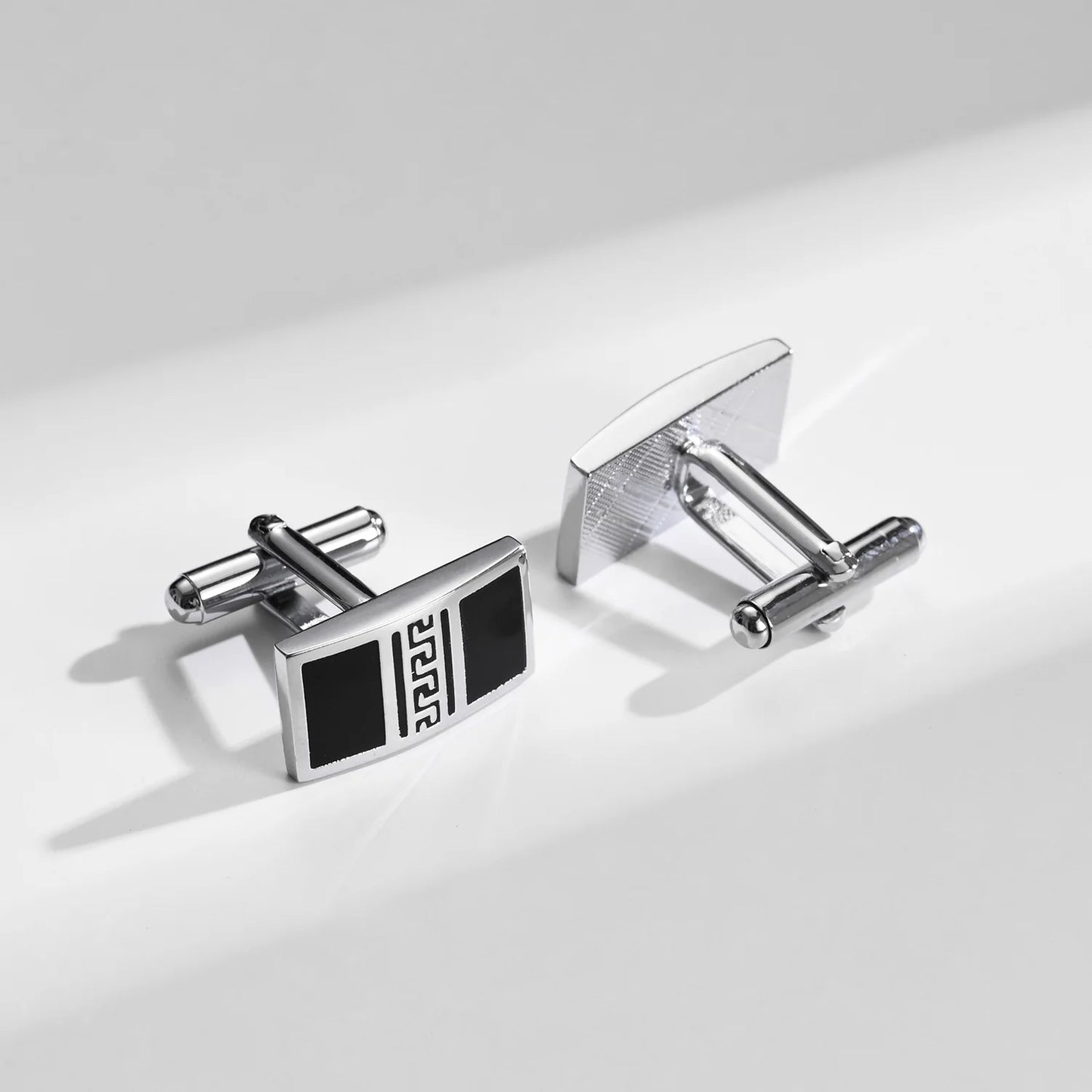 1Pair Square Man Shirt Cufflinks Copper Tie Clips & Cufflinks For Mens Luxury Wedding Guests Gifts Fashion Jewelry Men Cuffs