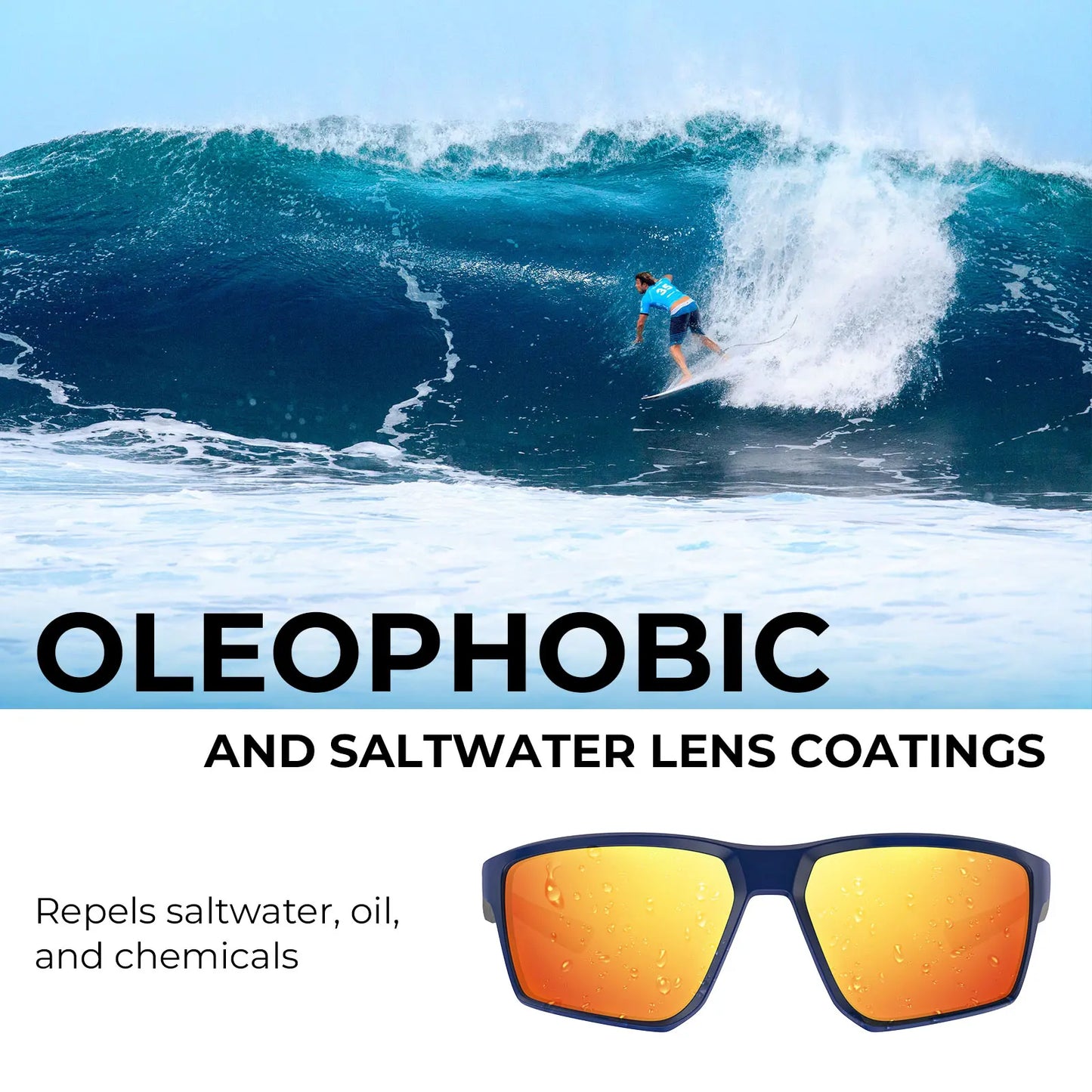 KastKing Osage Polarized Sport Sunglasses Outdoor Glasses for Men Women Ideal for Driving Fishing Cycling Running UV Protection