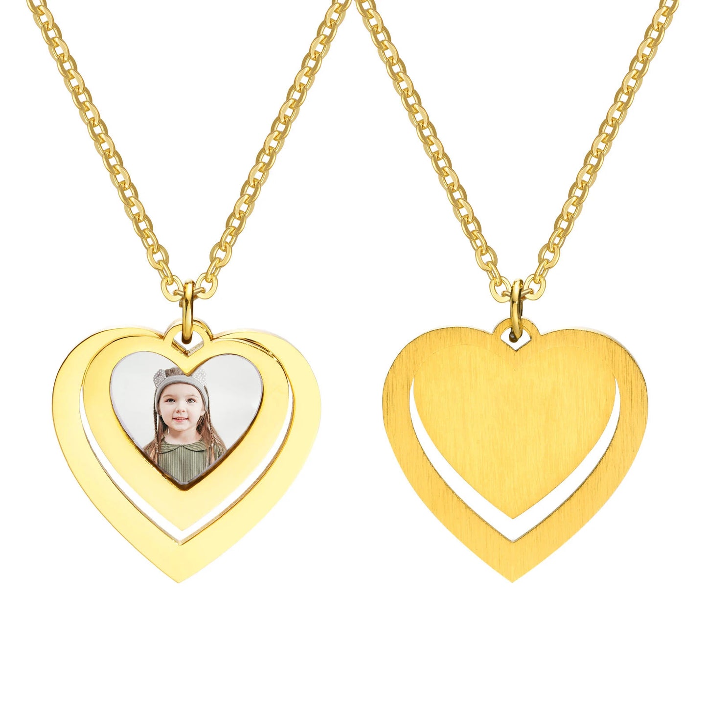 قلادة صورة، قلادة صورة للرجال والنساء، قلادات ذاكرة مخصصة