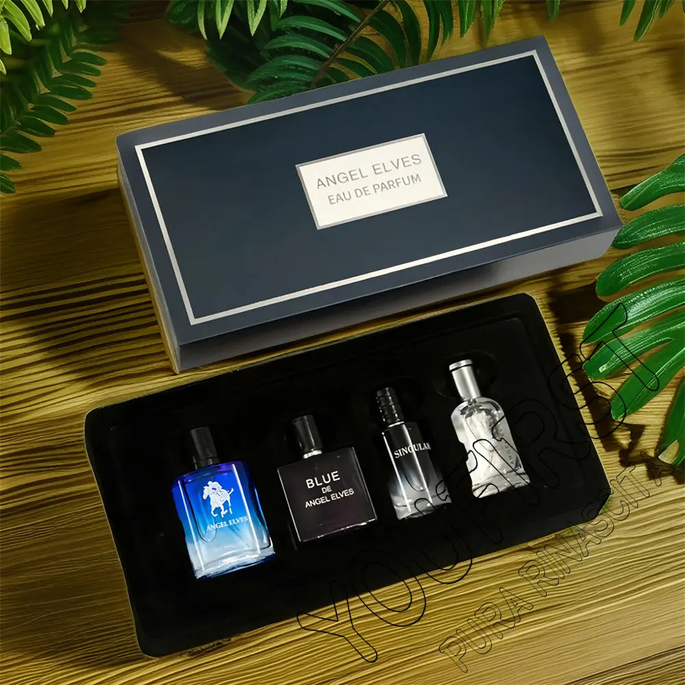 Men’s Perfume Gift Set – Pheromone Long-Lasting Charming 120ml Scents – 4-Pcs Fragrance Box Set for Date Nights