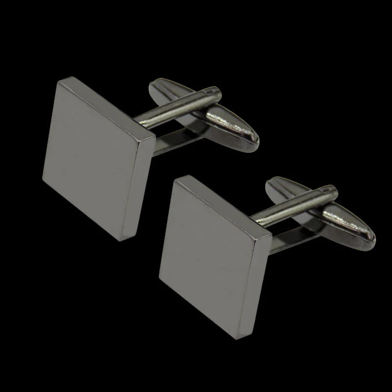 High Quality Novelty Cufflinks For Mens Copper Metal Laser Engraving Brand Cufflinks Men Suit Accessories Fashion Jewellery