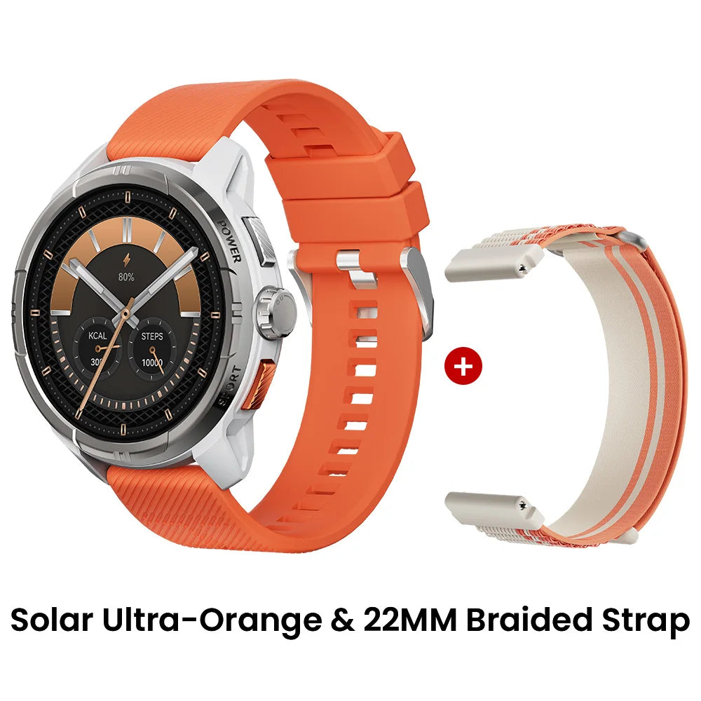 HAYLOU Solar Ultra Smartwatch – 1.6” AMOLED GPS Waterproof Sports Watch