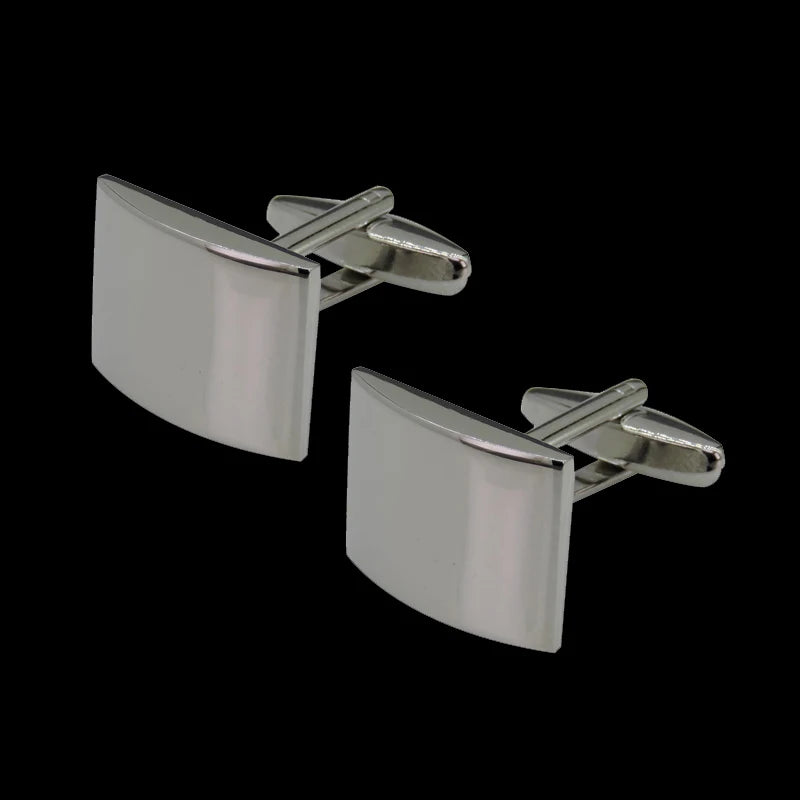 High Quality Novelty Cufflinks For Mens Copper Metal Laser Engraving Brand Cufflinks Men Suit Accessories Fashion Jewellery