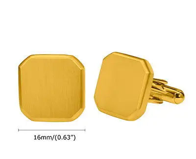 Personalized Man Cufflinks Stainless Steel Shirt Cuff Button Custom Wedding Gifts Mens Cufflinks