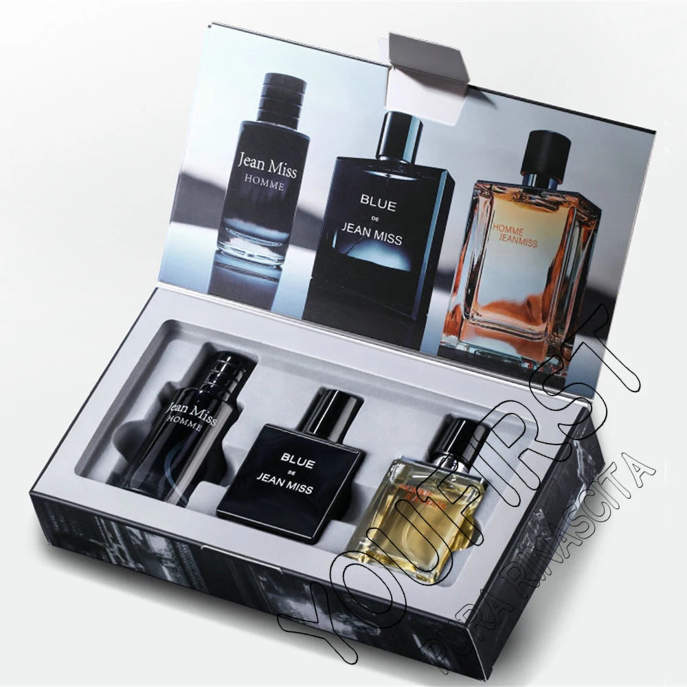 Men’s Perfume Set – Long Lasting 3-Piece Cologne Gift Box High Quality Fragrance for Him (90ml)