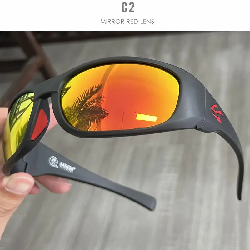 KAENON Klay New Fashion Polarized Sunglasses for Men Outdoor Classic Casual Glasses TR90 Frame Sports Fishing Driving Eyewear