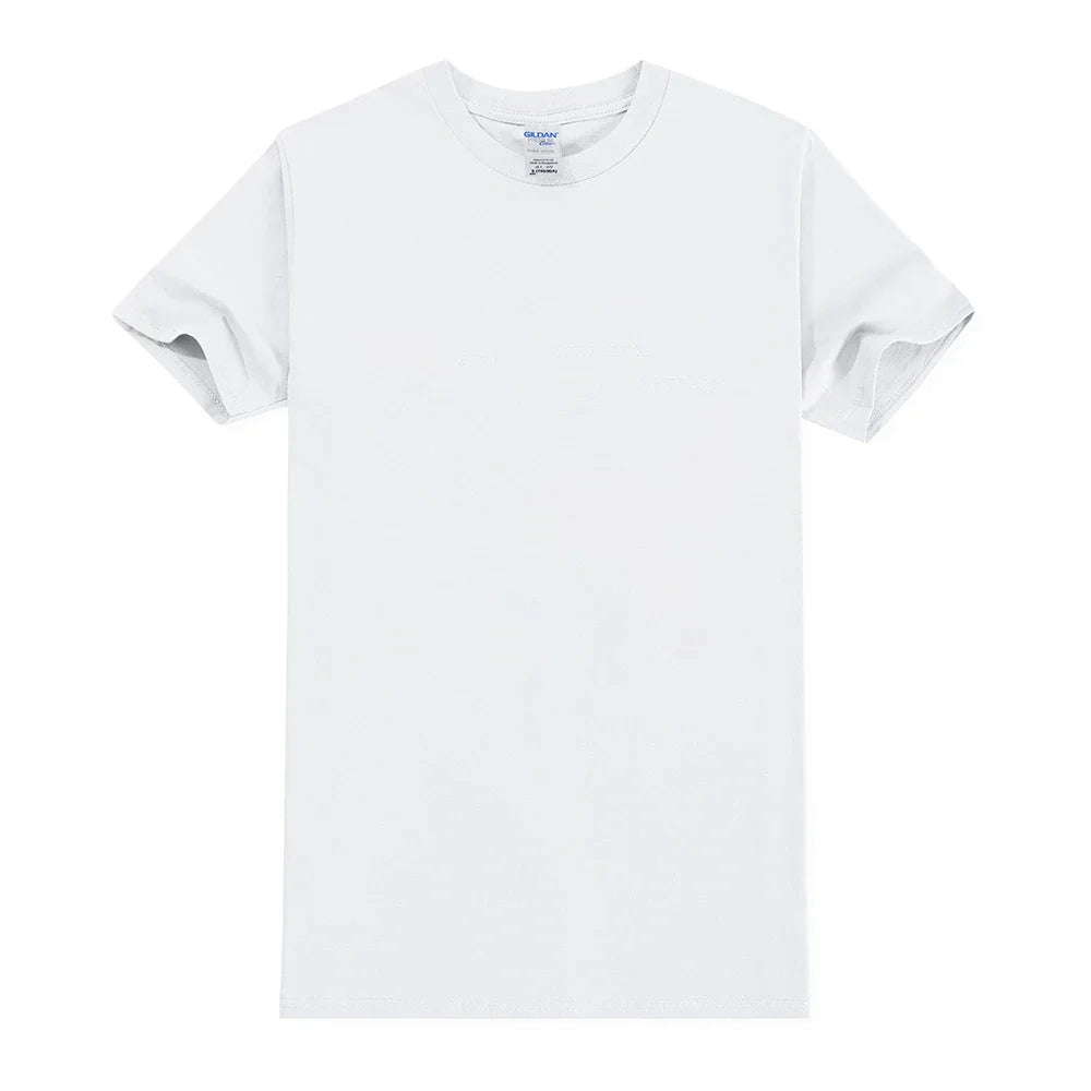 Custom Tshirt Front Back Print Professional Your Own Logo Text Photo Male Personalized Premium Gifts T-shirt EU Size 100% Cotton