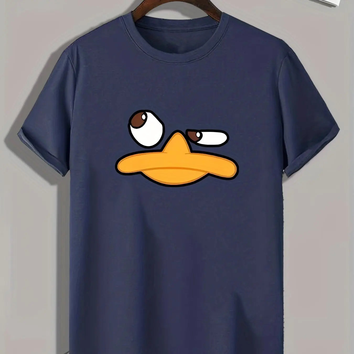 Men's Fun Animal Cartoon Print Short Sleeve T-shirt - Casual Fashion Graphic Tee for Summer