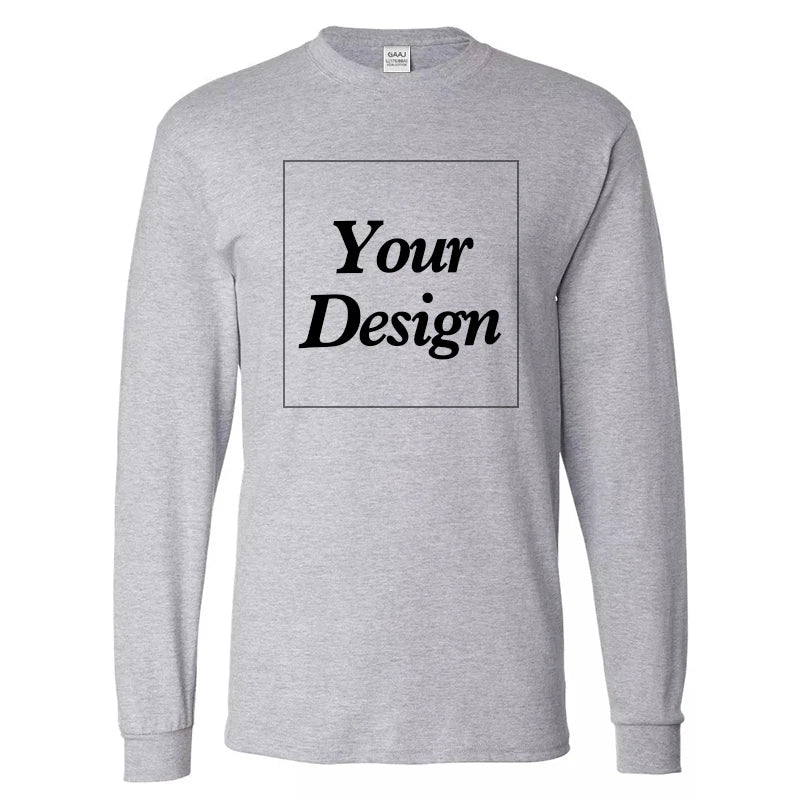 Custom Cotton T-Shirt – Personalized Photo or Logo Print Gift for Men & Women